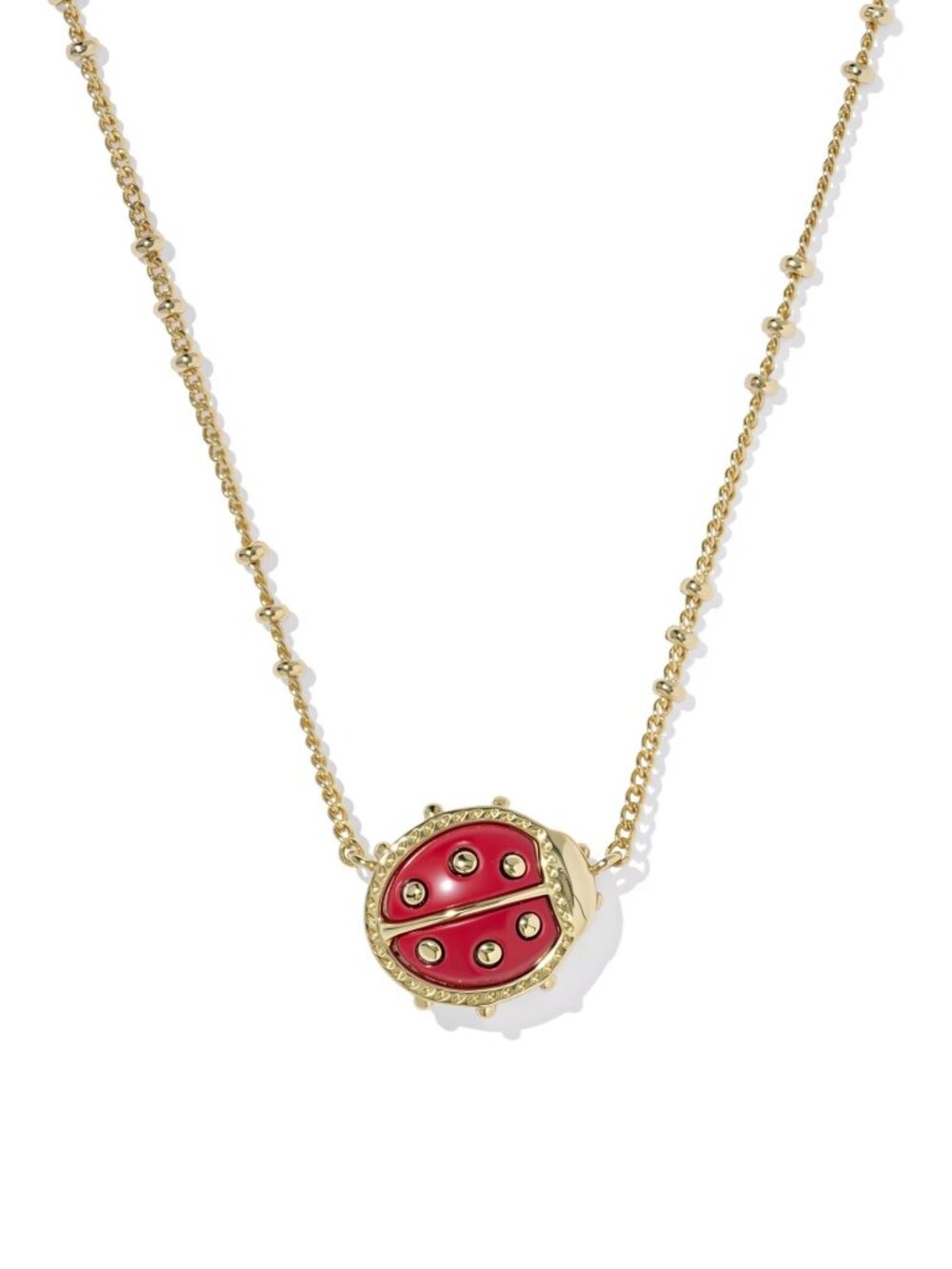 Kendra Scott x Ladybug Gold Short Pendant Necklace - Picture 1 of 2